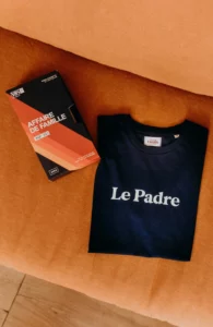 t-shirt navy Le Padre