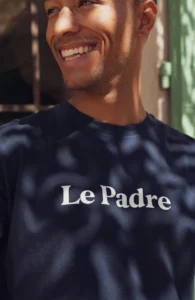 t-shirt navy Le Padre
