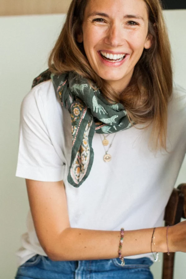 Foulard Latika Bengale Kaki-Apaches – Image 2
