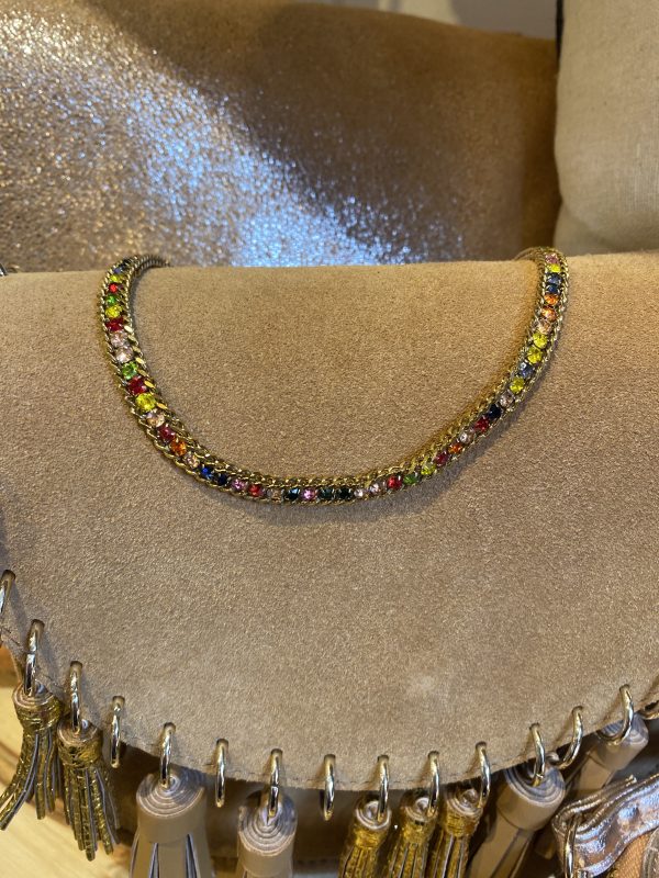 Collier Ras-de-Cou "Arc-en-Ciel Scintillant"-Nanna Bazaar – Image 2