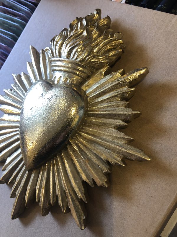 Coeur ex-voto doré - Opjet – Image 3